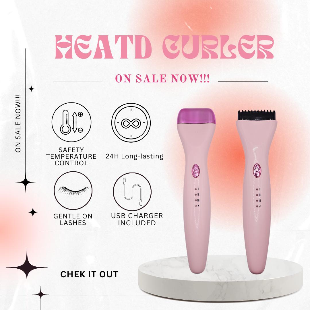 Electric Eyelash Curler, Cordless Eyelash Curler, Quick Curling Long-lasting Eyelash Curler