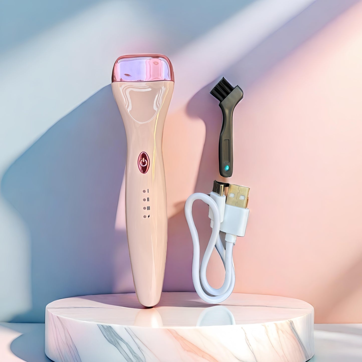 Electric Eyelash Curler, Cordless Eyelash Curler, Quick Curling Long-lasting Eyelash Curler