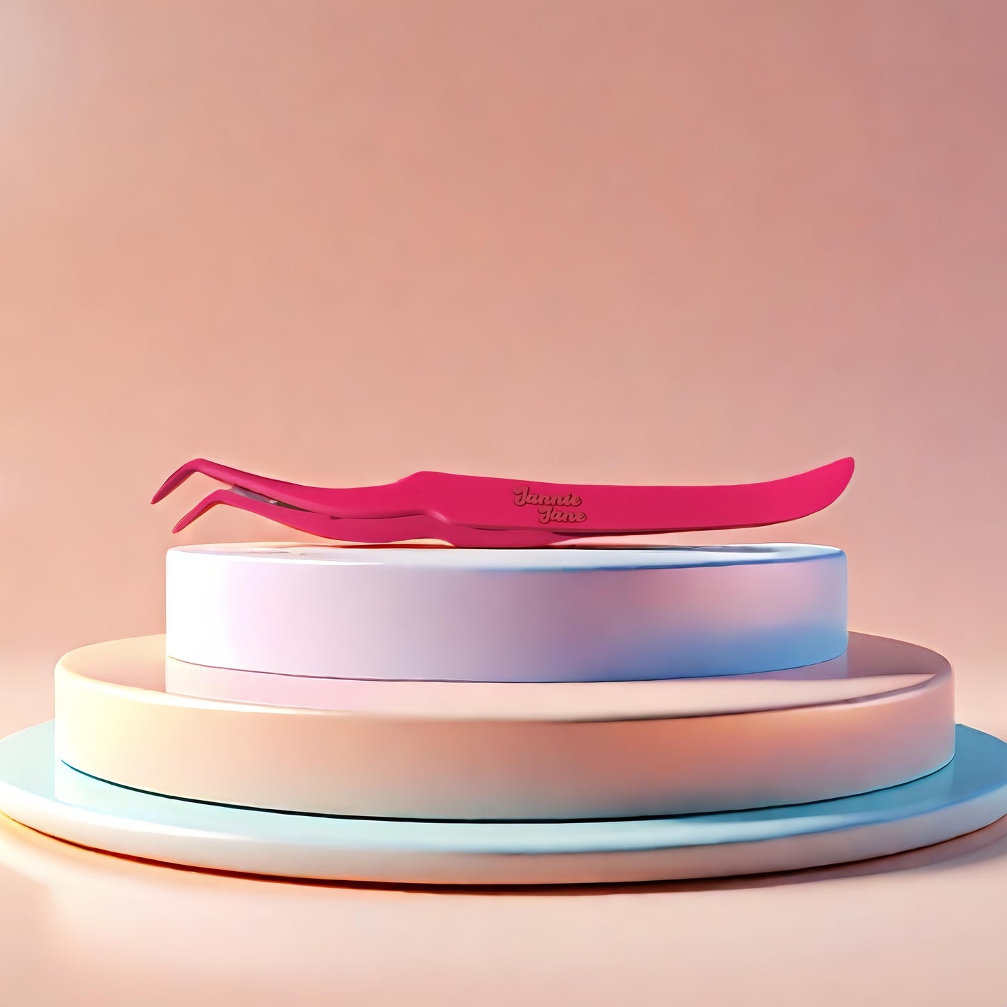 Applicator tweezers for cluster lashes. Apply lashes safely with our lash application. Makeup Cosmetic