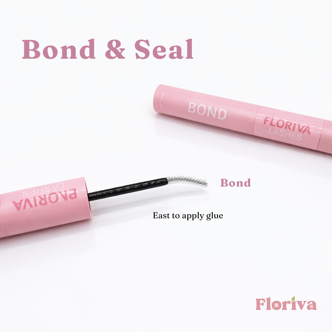 Summer Treat Box, 6 items value set: 2 Pack Lashes+Heated Curler+Tweezer+Bond Seal Glue+Remover,-pre-glued lashes Eyelashes Makeup Cosmetic, Lashes Kit Set