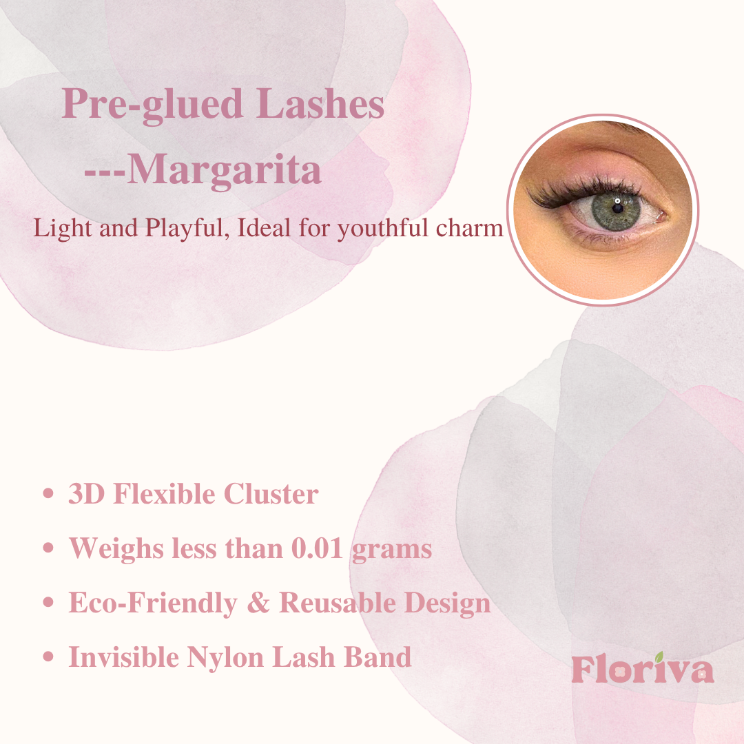 Luxury Pre-glued Individual Cluster Lashes, Travel Pack Lashes, Natural Looking Eyelashes Makeup self adhesive