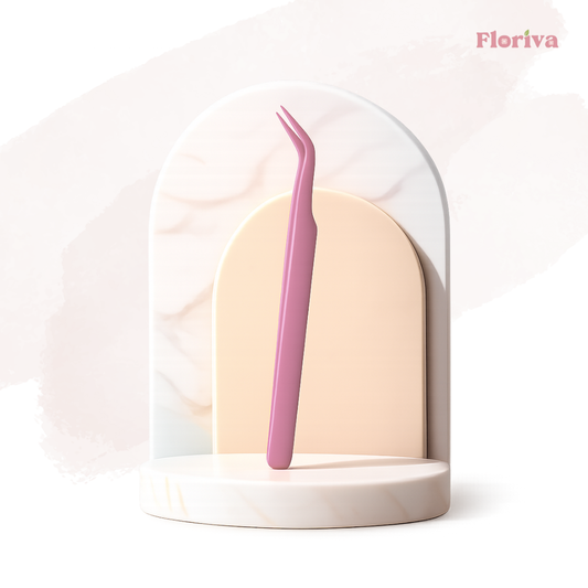 Applicator tweezers for cluster lashes. Apply lashes safely with our lash application. Makeup Cosmetic