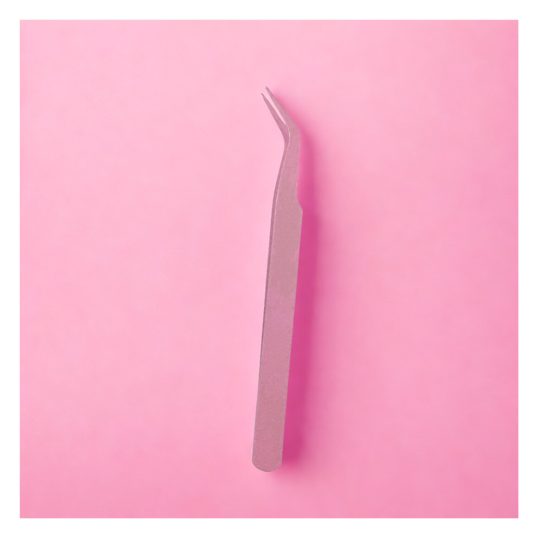 Applicator tweezers for cluster lashes. Apply lashes safely with our lash application. Makeup Cosmetic